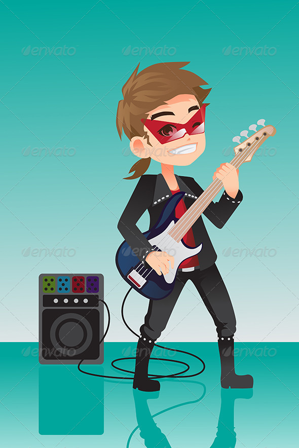 GraphicRiver Kid Rocker 6412845 GraphicRiver Kid Rocker 6412845