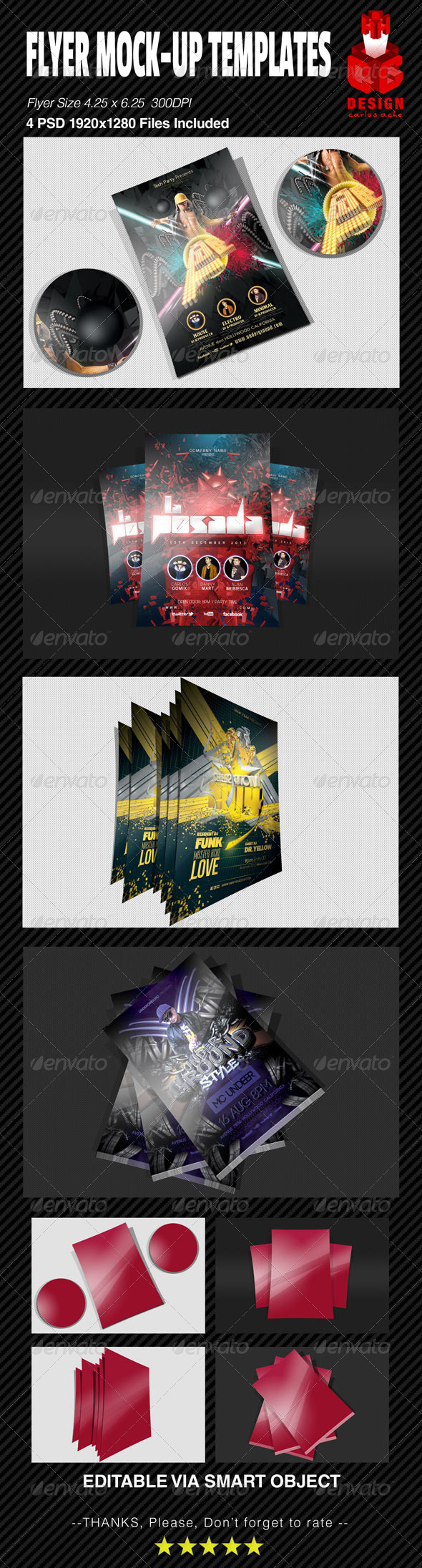 GraphicRiver Flyer Mock-Up Templates 6412965 GraphicRiver Flyer Mock-Up Templates 6412965