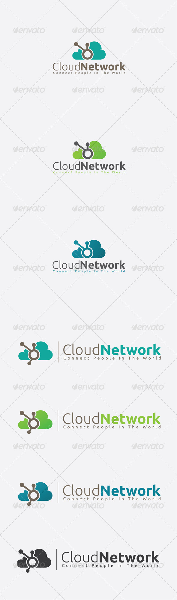 GraphicRiver Cloud Network Logo Template 6420509 GraphicRiver Cloud Network Logo Template 6420509
