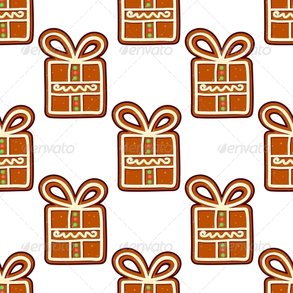GraphicRiver Gingerbread Presents Seamless Pattern 6420888 GraphicRiver Gingerbread Presents Seamless Pattern 6420888
