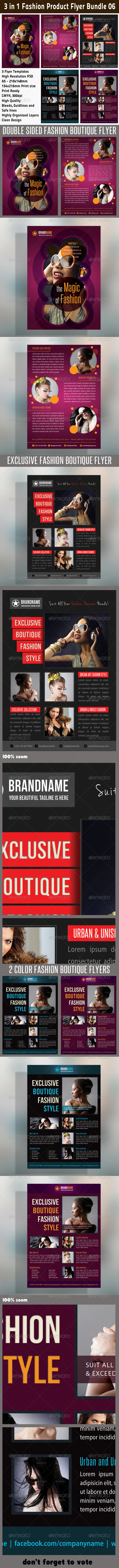 GraphicRiver 3 in 1 Fashion Product Flyer Bundle 06 6422420 GraphicRiver 3 in 1 Fashion Product Flyer Bundle 06 6422420