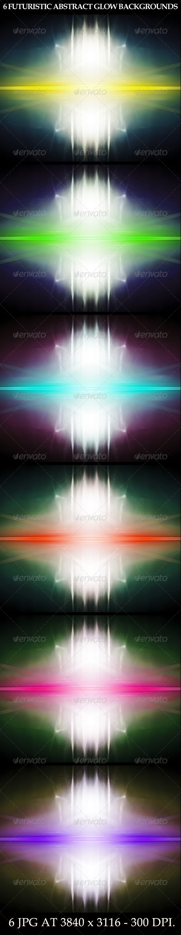 GraphicRiver 6 Futuristic Abstract Glow Backgrounds 6422877 GraphicRiver 6 Futuristic Abstract Glow Backgrounds 6422877
