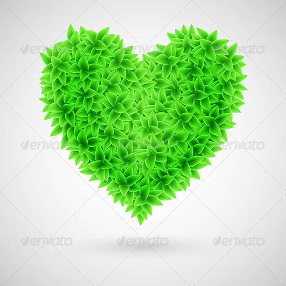 GraphicRiver Green Heart 6423674 GraphicRiver Green Heart 6423674