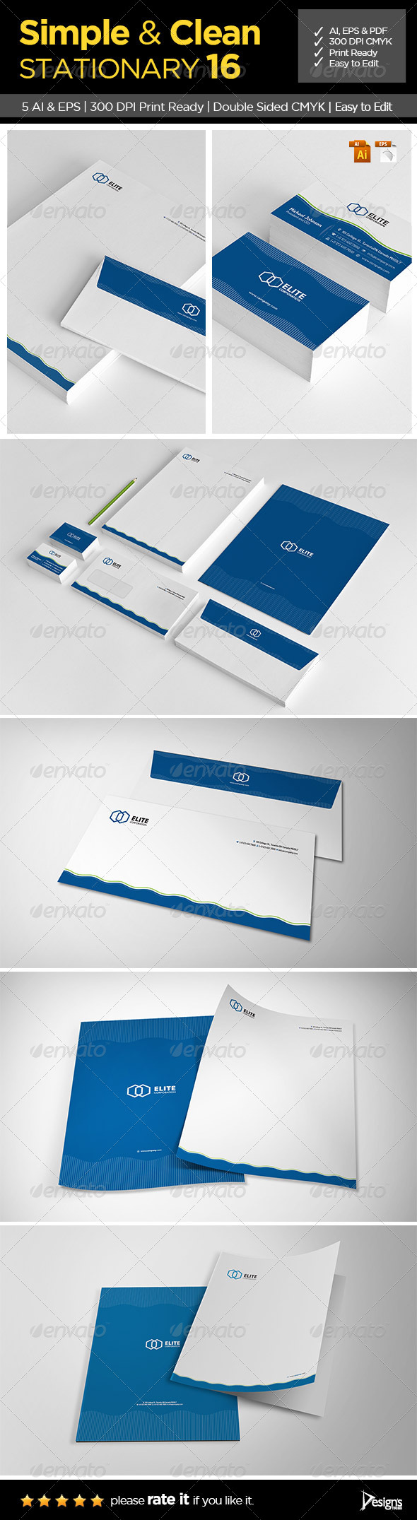 GraphicRiver Simple and Clean Stationary 16 6426728 GraphicRiver Simple and Clean Stationary 16 6426728