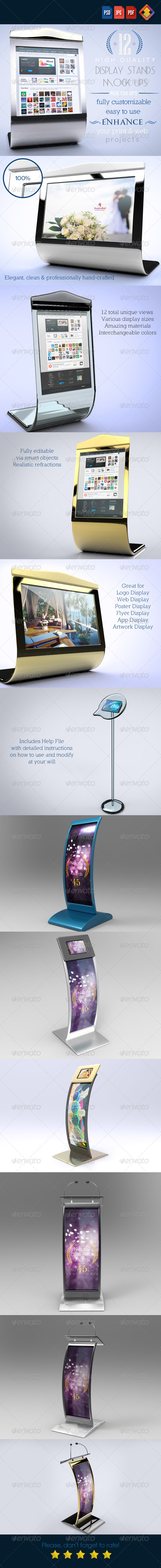 GraphicRiver 12 Luxury Display Stands Mock-Ups V.1 6426764 GraphicRiver 12 Luxury Display Stands Mock-Ups V.1 6426764