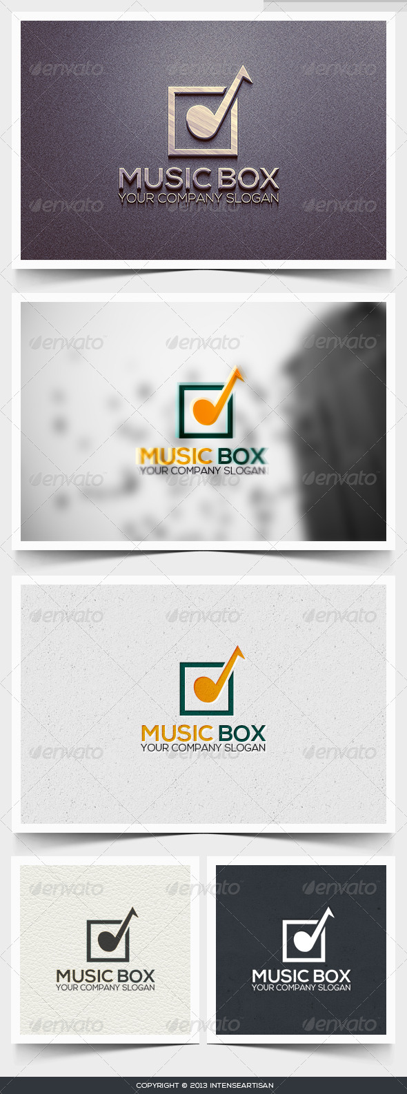 GraphicRiver Music Box Logo Template 6427152 GraphicRiver Music Box Logo Template 6427152