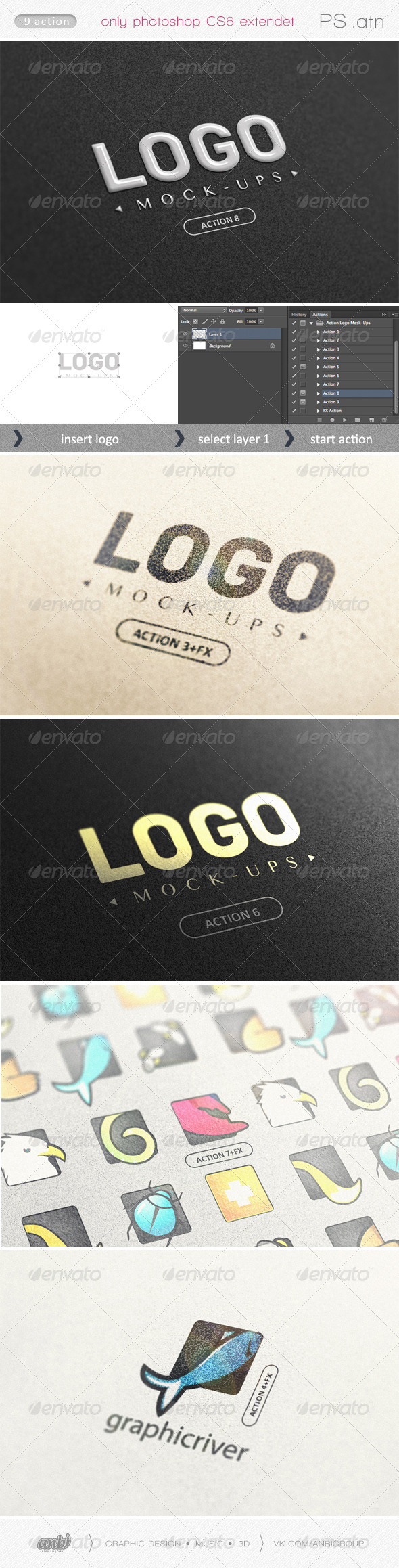 GraphicRiver Action Logo Mock-Ups 6429189 GraphicRiver Action Logo Mock-Ups 6429189