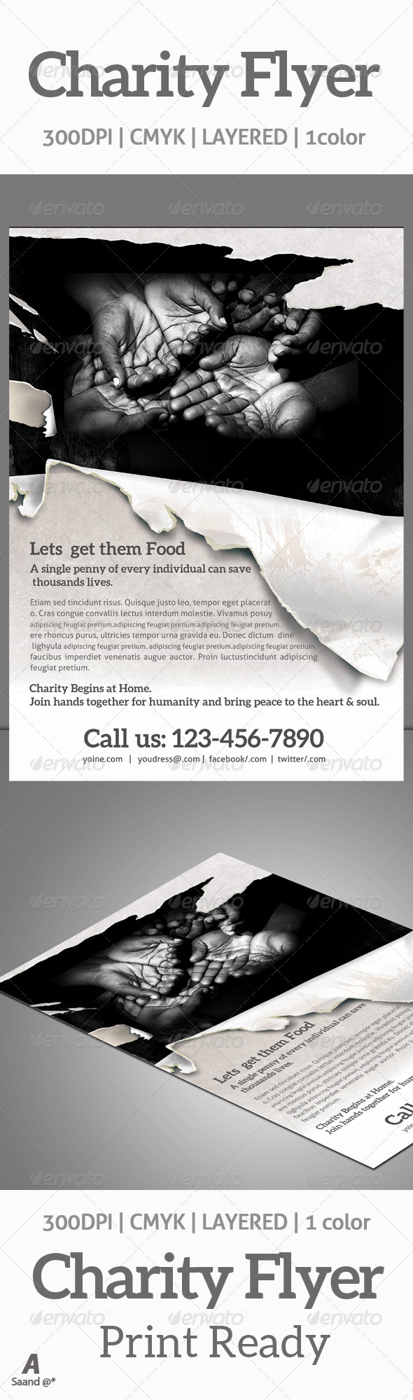 GraphicRiver Charity & Donation Flyer 6430370 GraphicRiver Charity & Donation Flyer 6430370