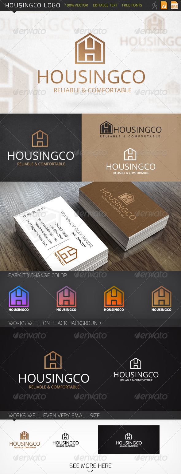 GraphicRiver Housingco Logo 6432244 GraphicRiver Housingco Logo 6432244
