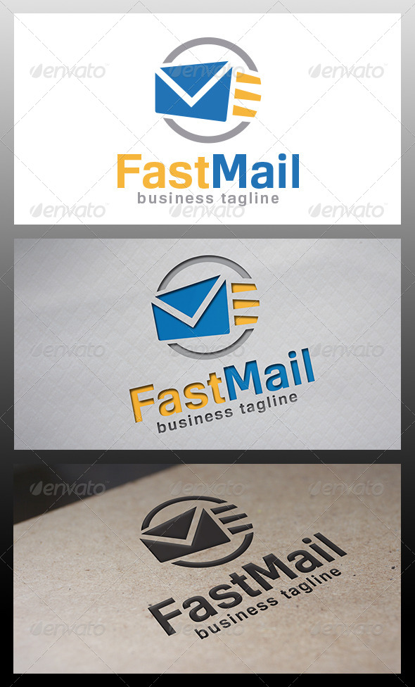 GraphicRiver Fast Mail Logo 6433545 GraphicRiver Fast Mail Logo 6433545