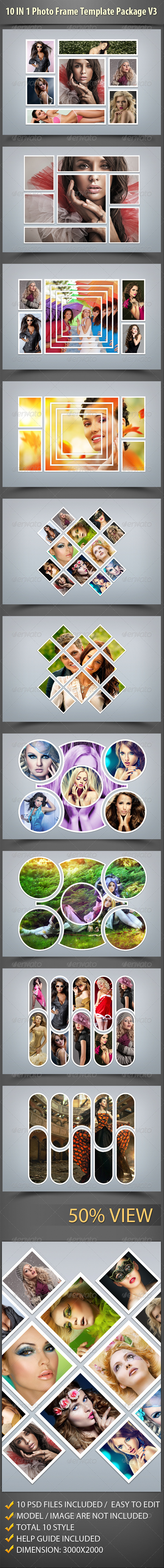 GraphicRiver 10 In 1 Photo Frame Template Package V3 6406530 GraphicRiver 10 In 1 Photo Frame Template Package V3 6406530