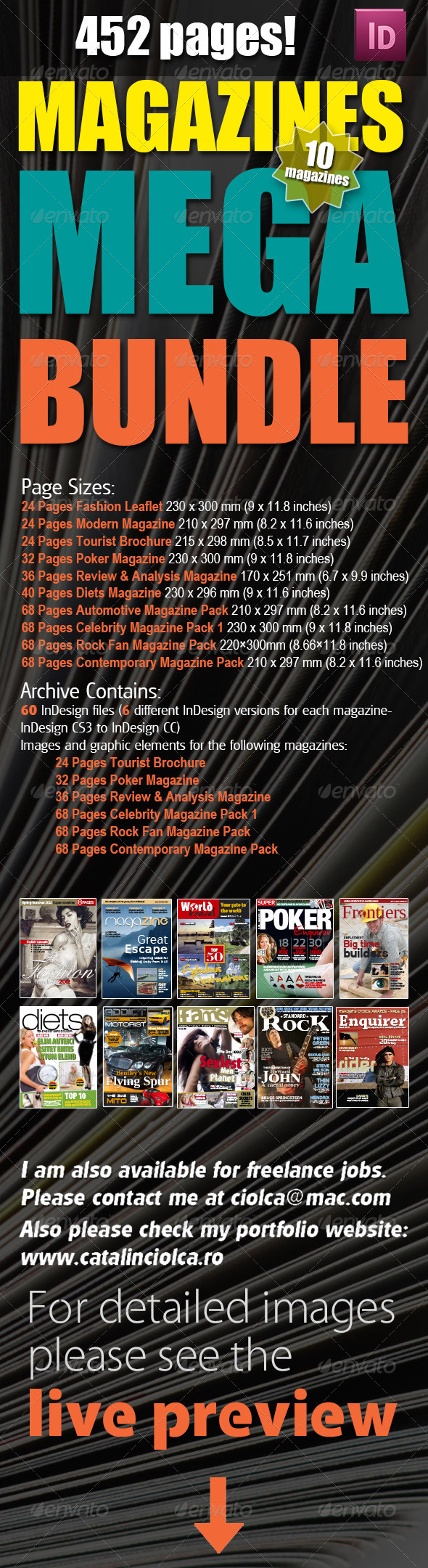 GraphicRiver 10 Magazines Mega Bundle 6437513 GraphicRiver 10 Magazines Mega Bundle 6437513