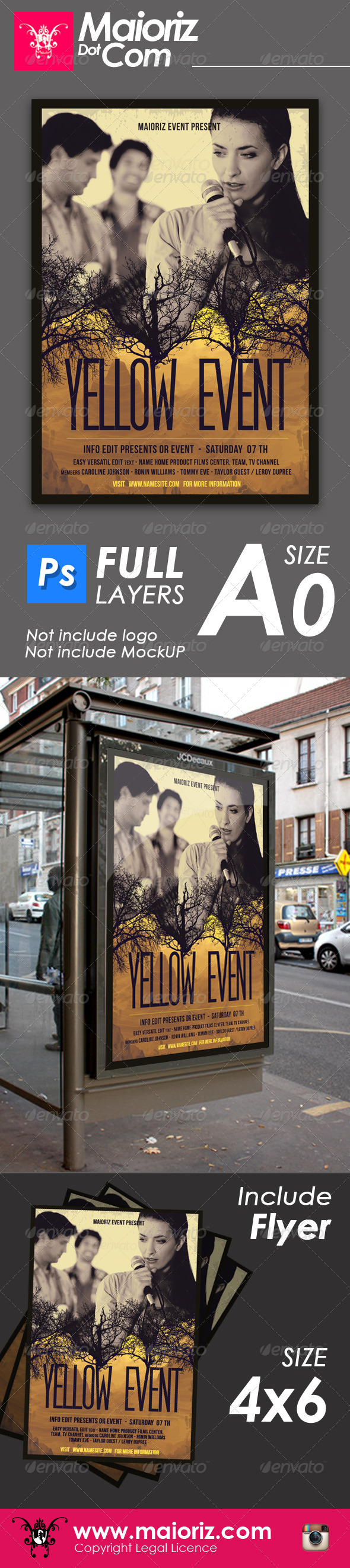 GraphicRiver Yellow Event Poster 6440274 GraphicRiver Yellow Event Poster 6440274