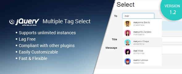 jQuery Multiple Tag Select