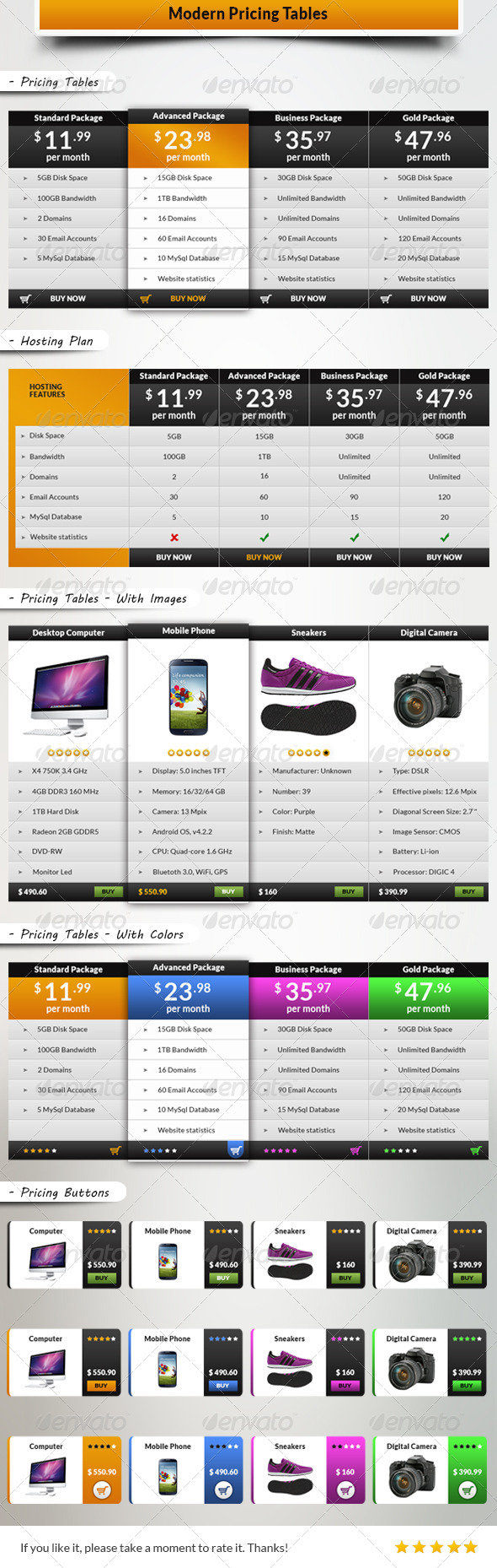 GraphicRiver Modern Pricing Tables 6441938 GraphicRiver Modern Pricing Tables 6441938