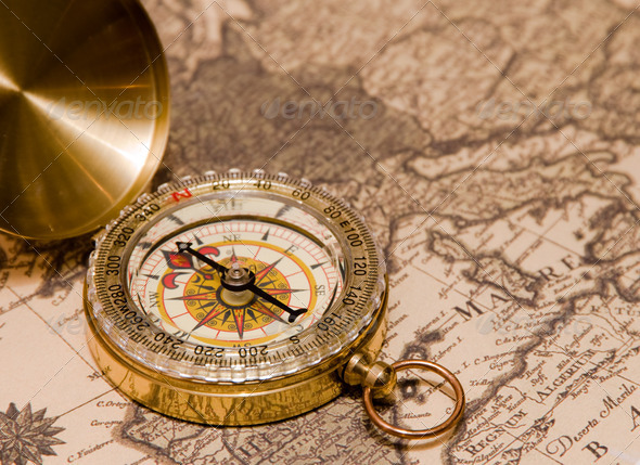 Stock Photo - PhotoDune Compass on a card 672727 Stock Photo - PhotoDune Compass on a card 672727