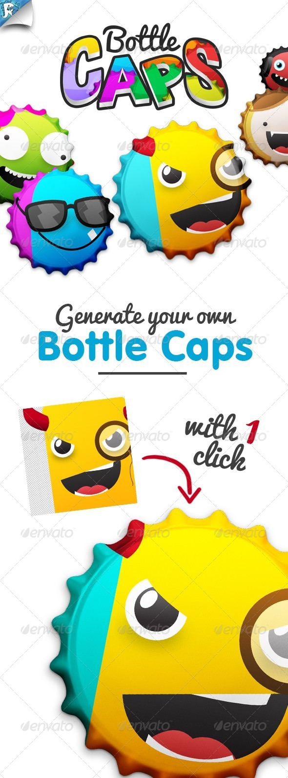GraphicRiver BottleCaps Bottle Cap Generator Cap It 6445116 GraphicRiver BottleCaps Bottle Cap Generator Cap It 6445116
