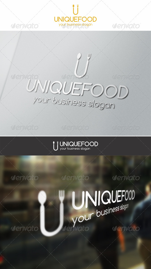 GraphicRiver Unique Food Logo 6446774 GraphicRiver Unique Food Logo 6446774