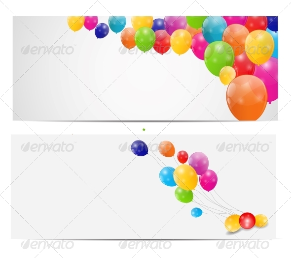 GraphicRiver Color Glossy Balloons Background Vector 6447537 GraphicRiver Color Glossy Balloons Background Vector 6447537
