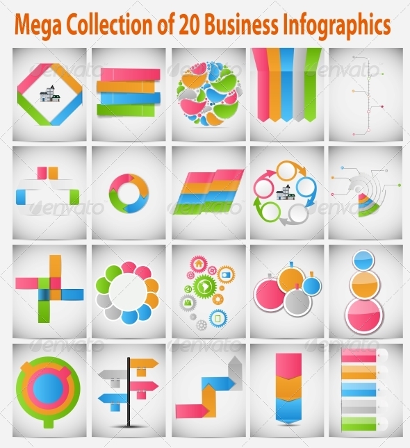 GraphicRiver Mega Collection of Business Infographics 6449023 GraphicRiver Mega Collection of Business Infographics 6449023