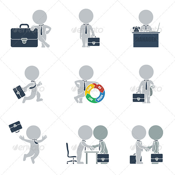 GraphicRiver Flat People Business 6450282 GraphicRiver Flat People Business 6450282