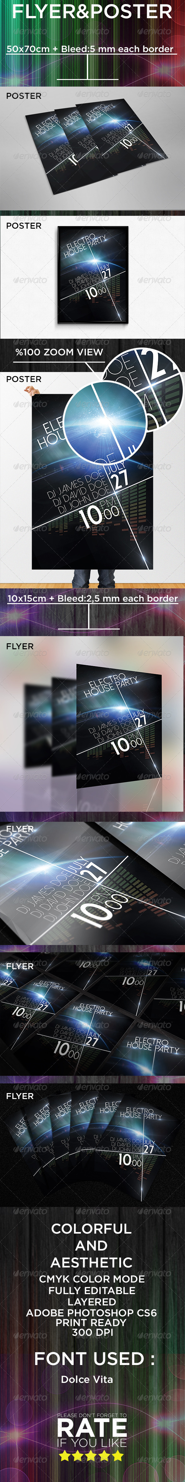 GraphicRiver Electro House Party Poster & Flyer 6241402 GraphicRiver Electro House Party Poster & Flyer 6241402
