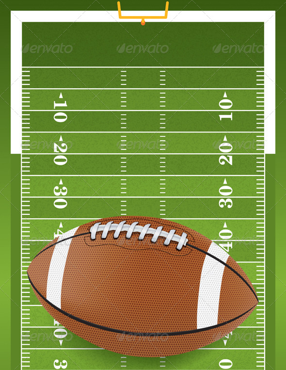 GraphicRiver Realistic Football on Textured Football Field 6459473 GraphicRiver Realistic Football on Textured Football Field 6459473