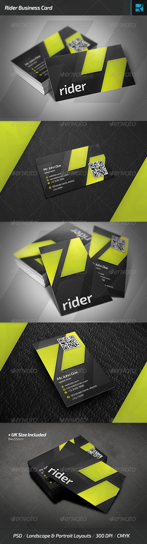 GraphicRiver Rider Business Card 6459730 GraphicRiver Rider Business Card 6459730