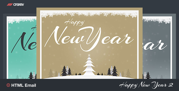 Happy New Year 2 - Responsive Email - Email Templates Marketing