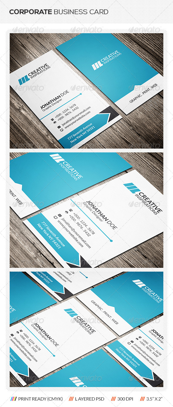 GraphicRiver Clean Business Card 6460705 GraphicRiver Clean Business Card 6460705