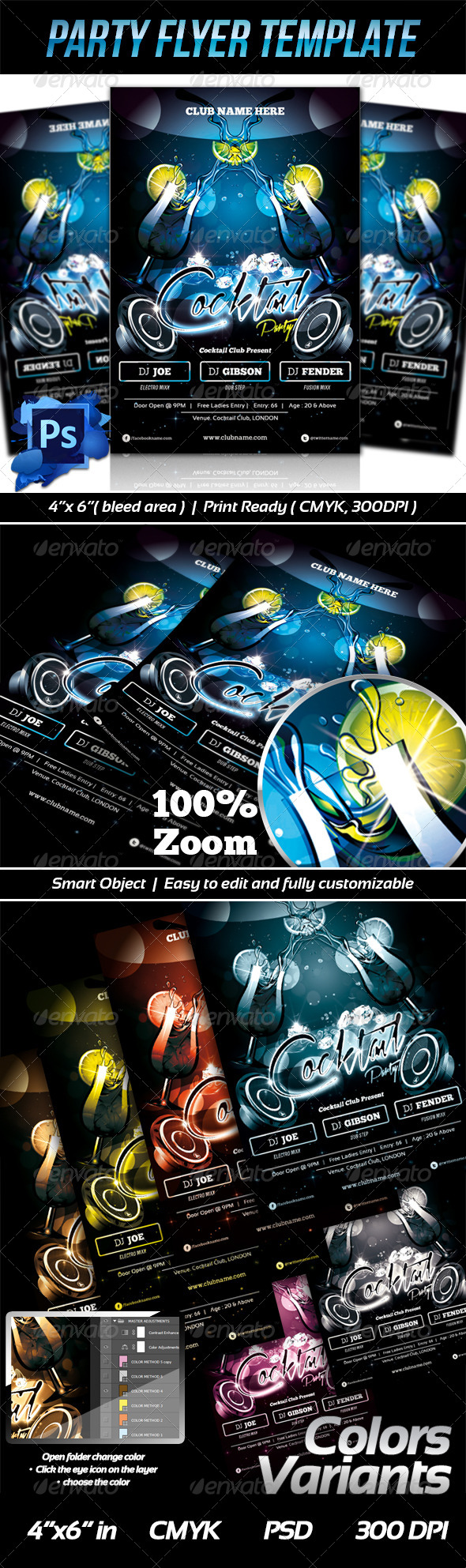 GraphicRiver Cocktail Party Flyer Template 6461087 GraphicRiver Cocktail Party Flyer Template 6461087
