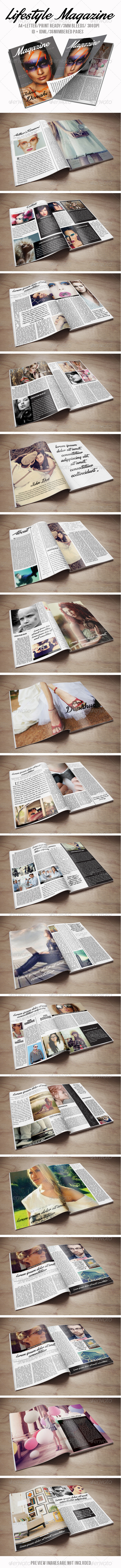 GraphicRiver Lifestyle Magazine 6462284 GraphicRiver Lifestyle Magazine 6462284