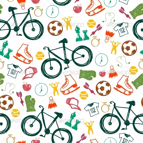 GraphicRiver Seamless Pattern with Sport Icons 6462929 GraphicRiver Seamless Pattern with Sport Icons 6462929