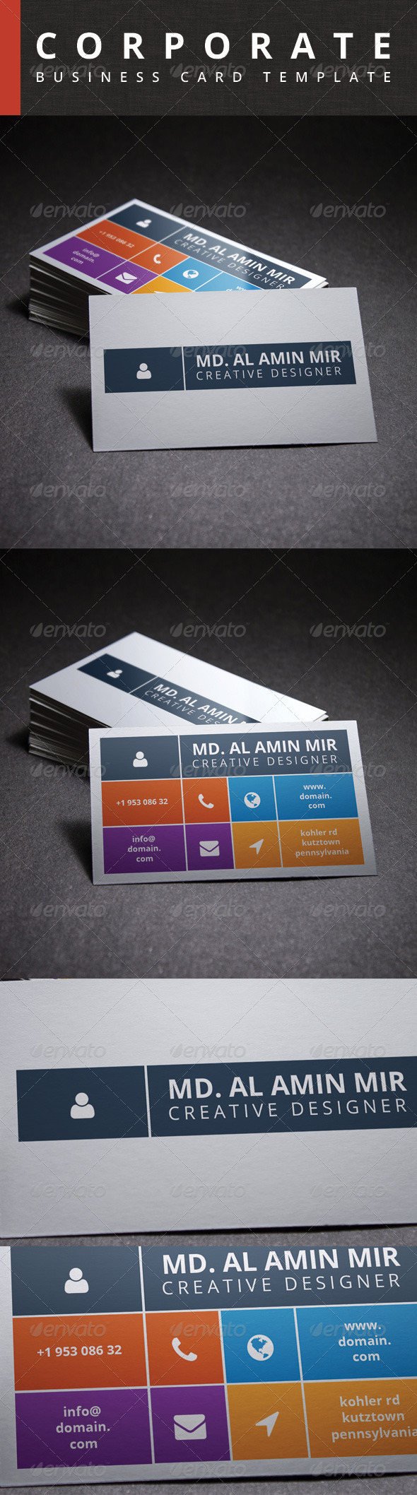 GraphicRiver Corporate Business Card 6432269 GraphicRiver Corporate Business Card 6432269
