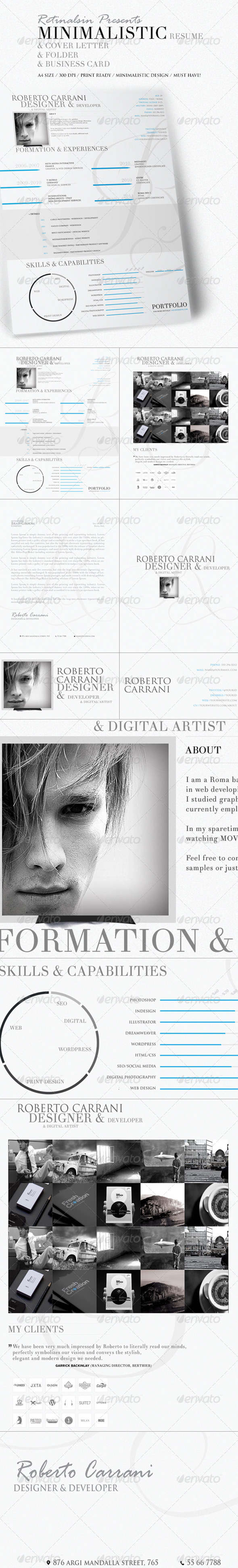 GraphicRiver Minimalistic Resume & Cover Letter 6436895 GraphicRiver Minimalistic Resume & Cover Letter 6436895