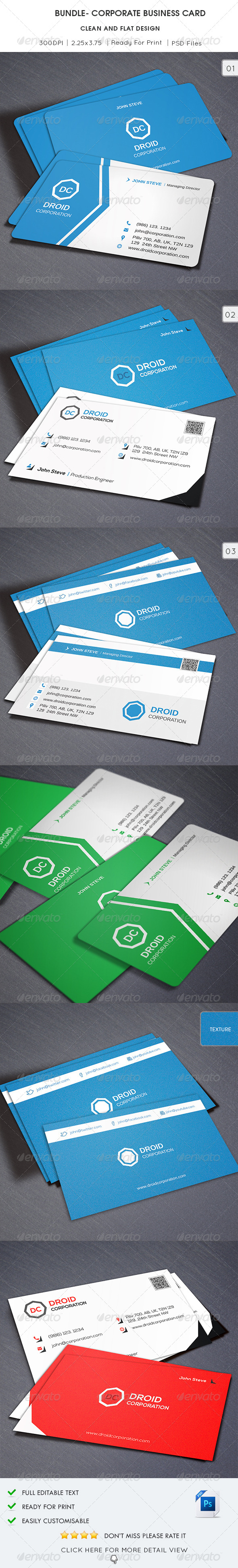 GraphicRiver Bundle Corporate Business Card 6470337 GraphicRiver Bundle Corporate Business Card 6470337