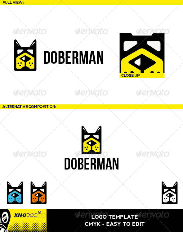 GraphicRiver Doberman Logo 6470585 GraphicRiver Doberman Logo 6470585