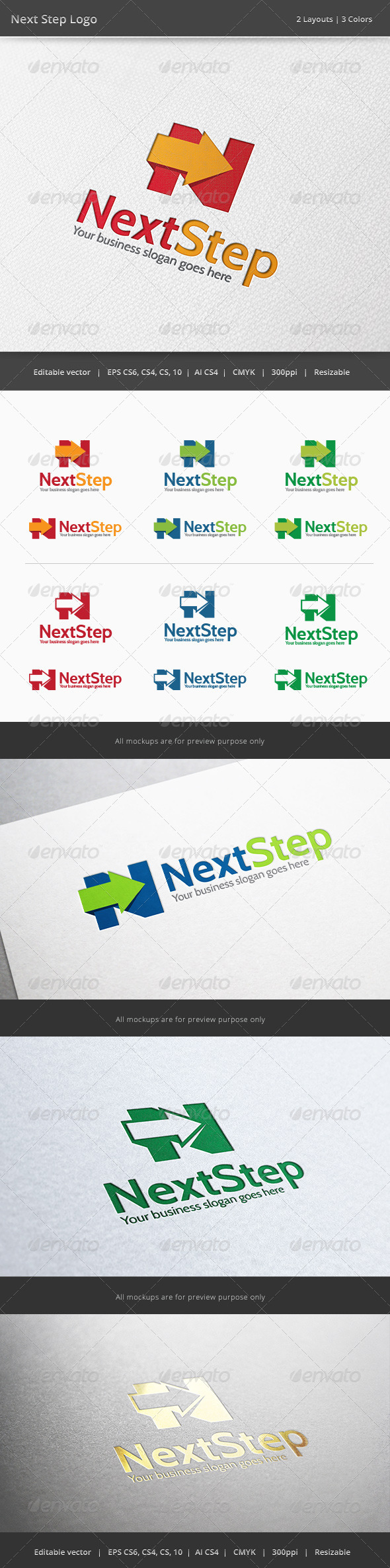 GraphicRiver Next Step N Letter Logo 6470602 GraphicRiver Next Step N Letter Logo 6470602