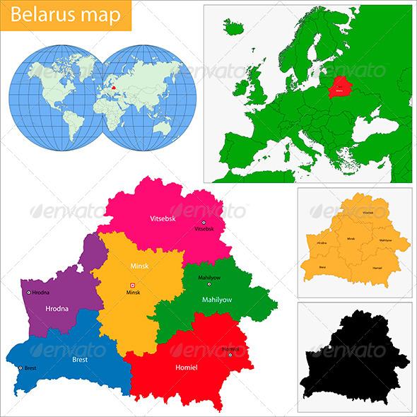 GraphicRiver Belarus Map 6472272 GraphicRiver Belarus Map 6472272