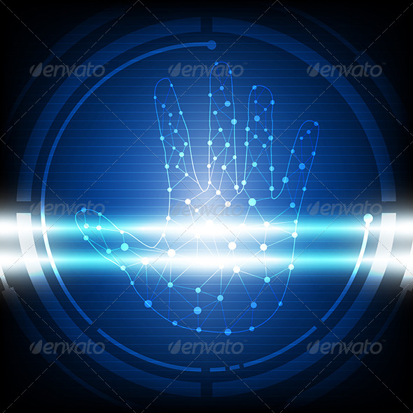 GraphicRiver Analyze Hand for Security 6474430 GraphicRiver Analyze Hand for Security 6474430