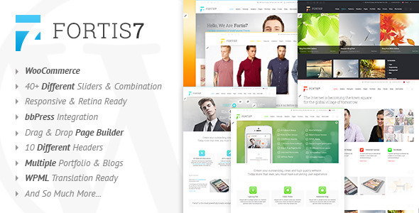 Fortis7 - Responsive Multi-Purpose Theme