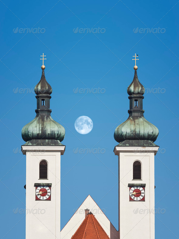 church of Tutzing - Stock Photo - Images
