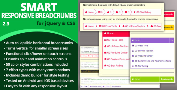 Smart Responsive Breadcrumbs - CodeCanyon Item for Sale