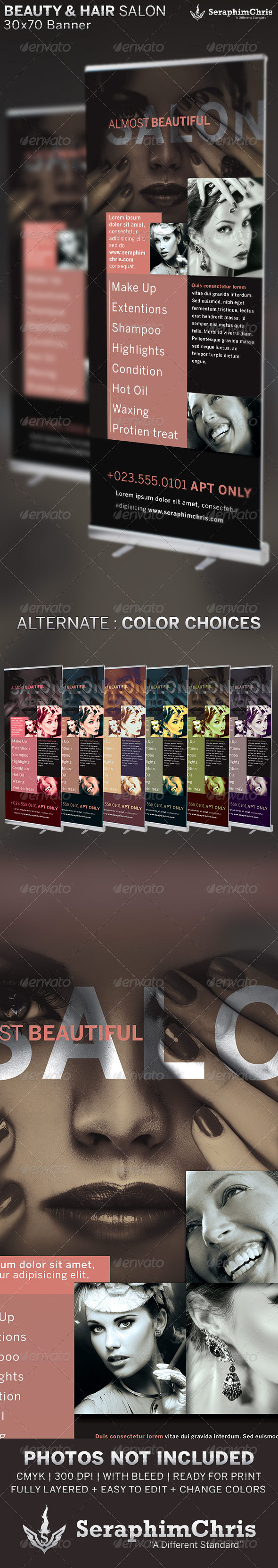 GraphicRiver Beauty and Hair Salon Banner Template 6480832 GraphicRiver Beauty and Hair Salon Banner Template 6480832
