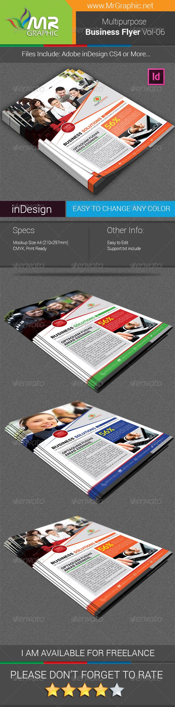 GraphicRiver Multipurpose Business Flyer Vol-06 6481064 GraphicRiver Multipurpose Business Flyer Vol-06 6481064