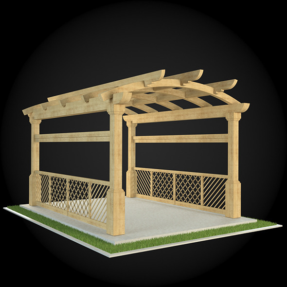 3DOcean Pergola 023 6481722 3DOcean Pergola 023 6481722