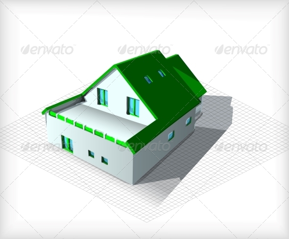 GraphicRiver Architecture Model House on Top of Blueprints 6482301 GraphicRiver Architecture Model House on Top of Blueprints 6482301