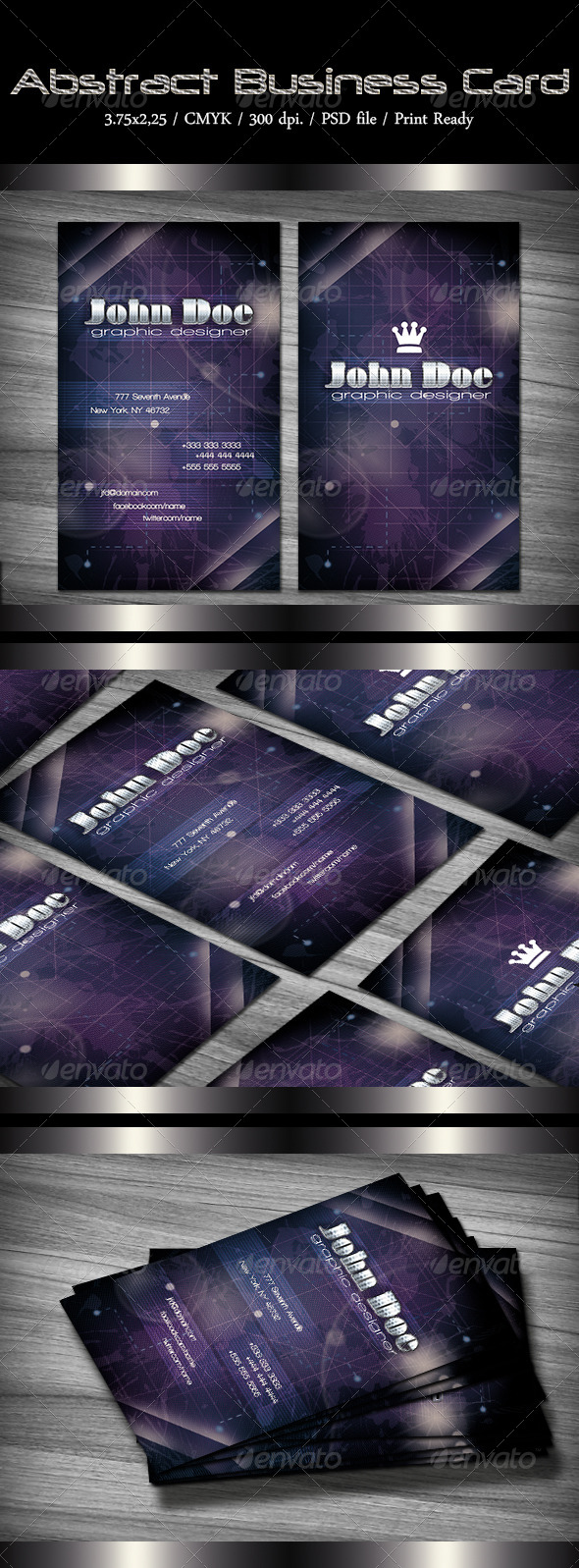 GraphicRiver Abstract Business Card 6440118 GraphicRiver Abstract Business Card 6440118