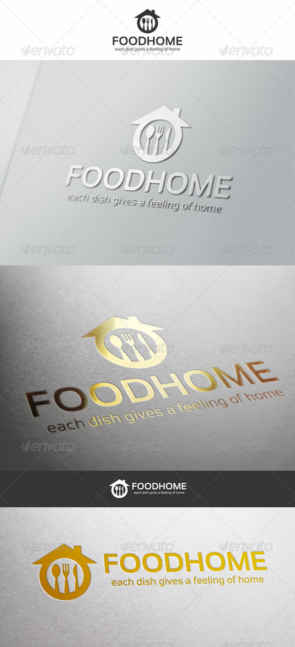 Food Home Cuisine Logo (Food)