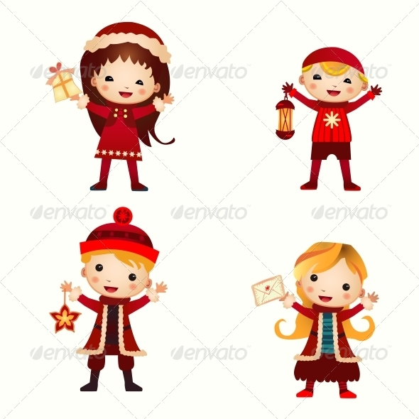 GraphicRiver Christmas Kids Collection 6483610 GraphicRiver Christmas Kids Collection 6483610
